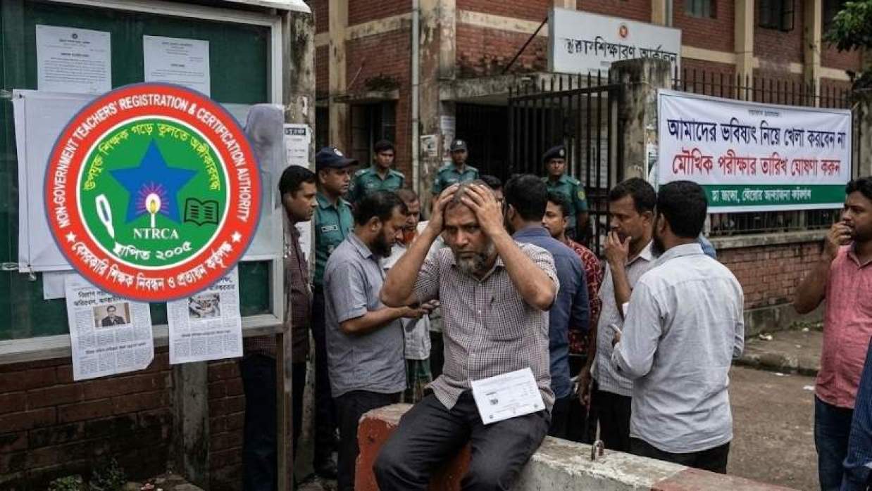 প্রার্থীদের দুশ্চিন্তা ও এনটিআরসিএ লোগো