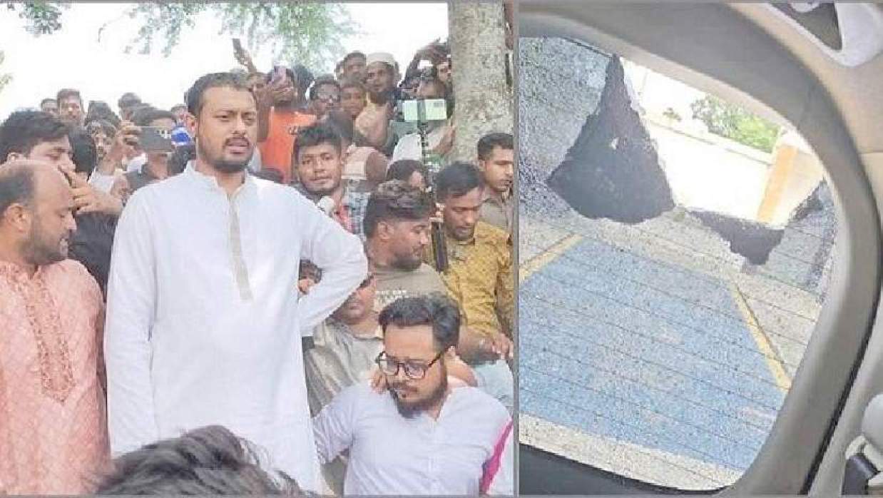 নাসীরুদ্দীন পাটওয়ারীর গাড়িতে হামলা