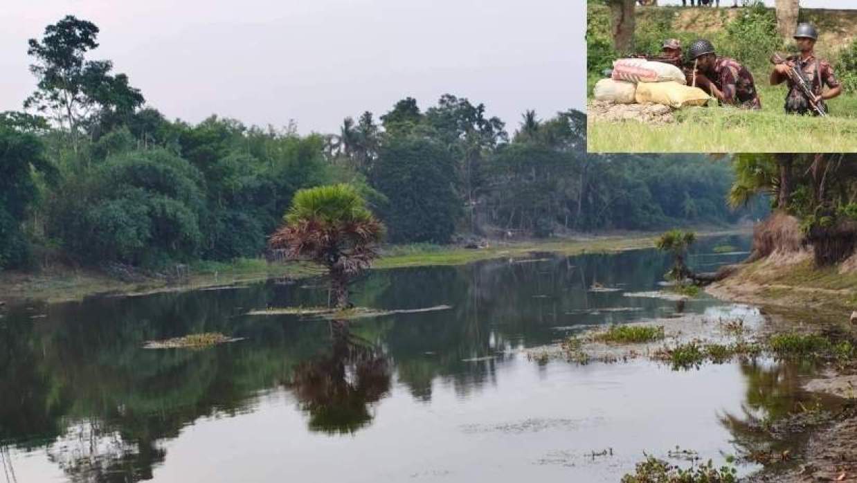 সাতক্ষীরা সীমান্তে সতর্ক অবস্থানে বিজিবি