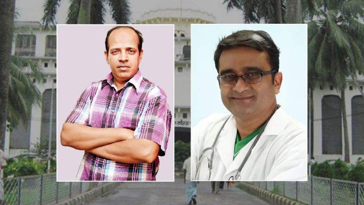 অধ্যাপক ডা. শফিউর রহমান ও ডা. আহমেদ সামি-আল-হাসান