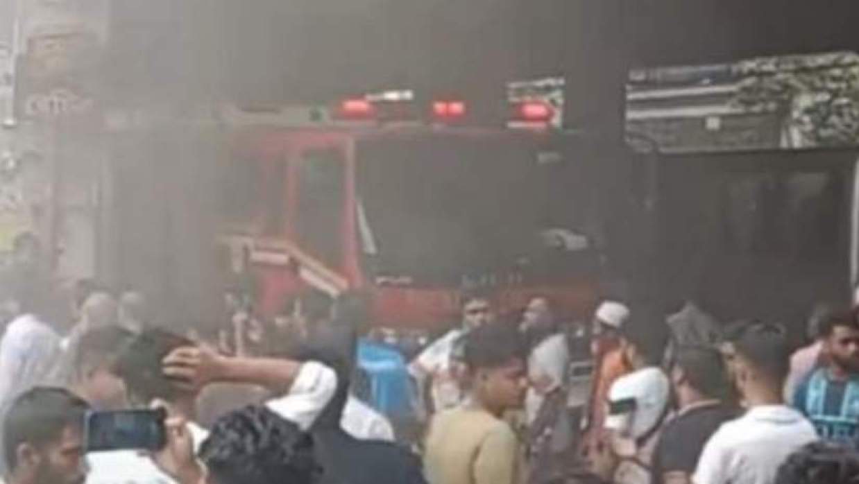 মিরপুরের পূরবী মার্কেটে আগুন