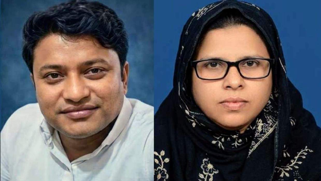 স্বামী আলমগীর গাজি ও  স্ত্রী এলিজা বেগম