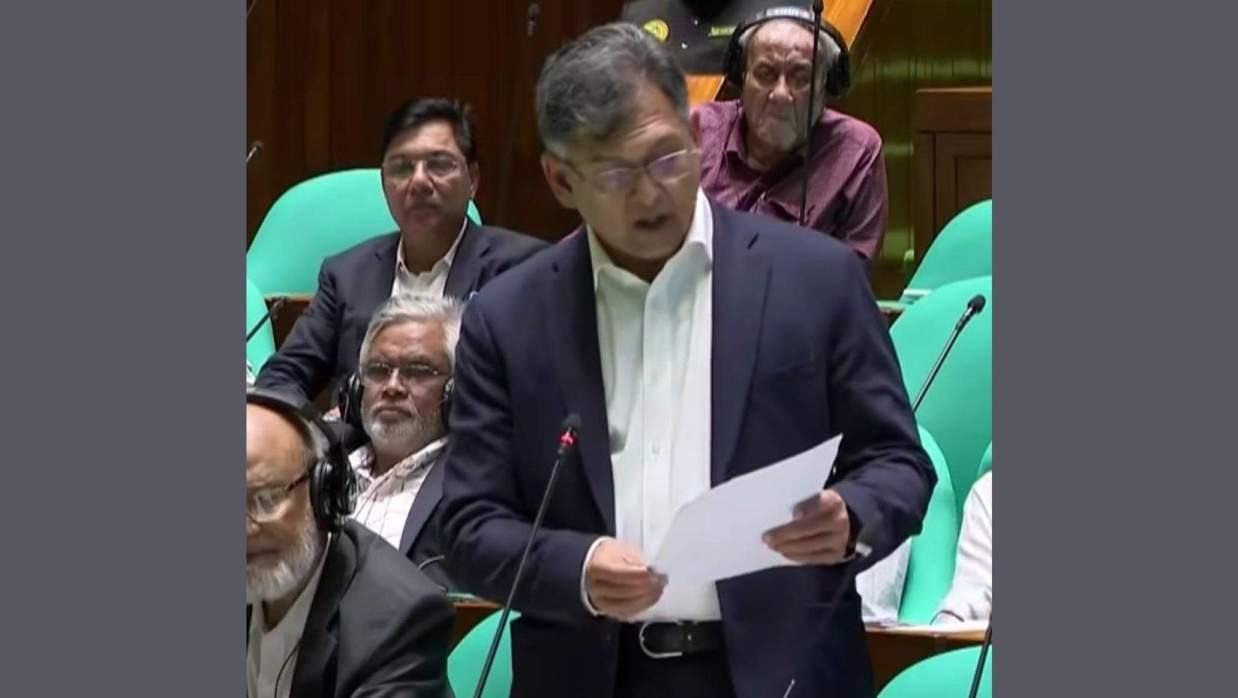 জাতীয় সংসদ অধিবেশনে স্বরাষ্ট্রমন্ত্রী সালাহউদ্দিন আহমেদ