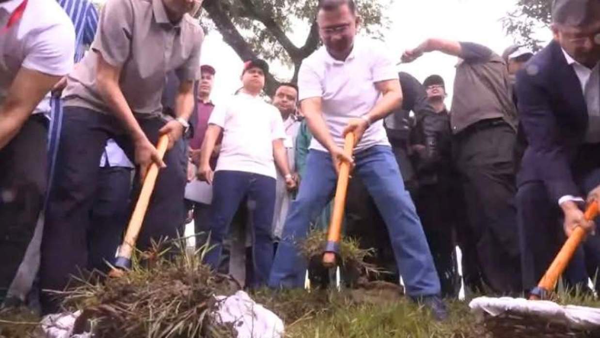 পাতলী খাল পুনঃখননের উদ্ভোদন করলেন তারেক রহমান