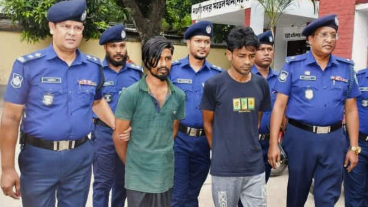 গ্রেপ্তারকৃত আসামি জয়নুল ও আশরাফুল