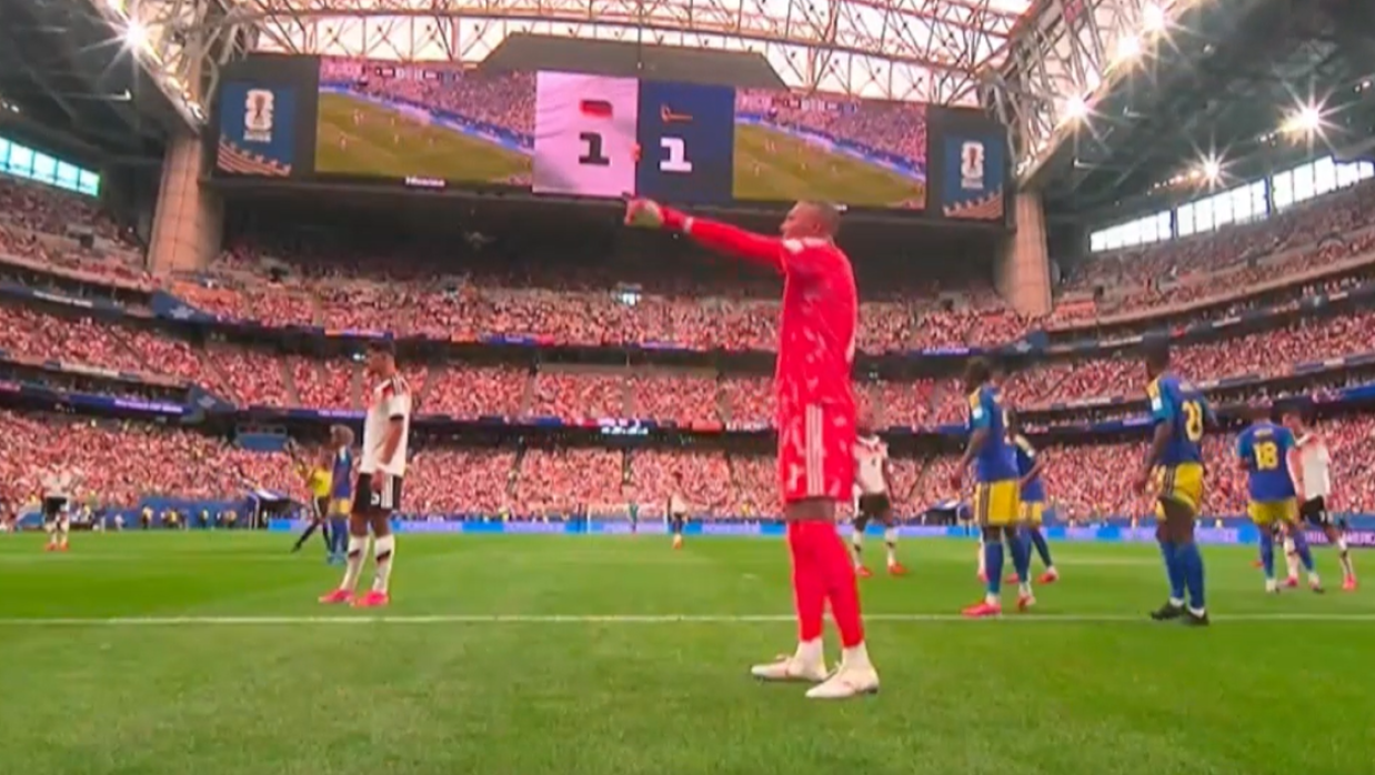 জার্মানি ও কুরাসাওয়ের ম্যাচ