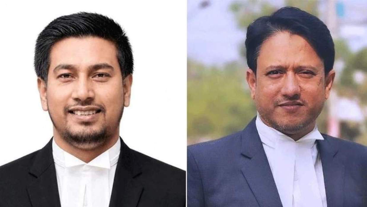 নিয়োগ বাতিল হওয়া অ্যাডভোকেট মো. মনির হোসেন পাটোয়ারী এবং অ্যাডভোকেট সাইদুল ইসলাম