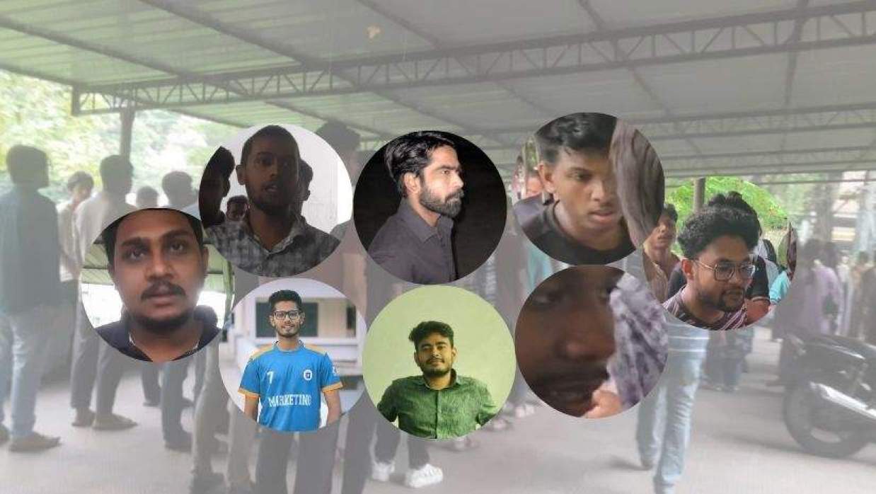 মারধরে জড়িত শিক্ষার্থীরা