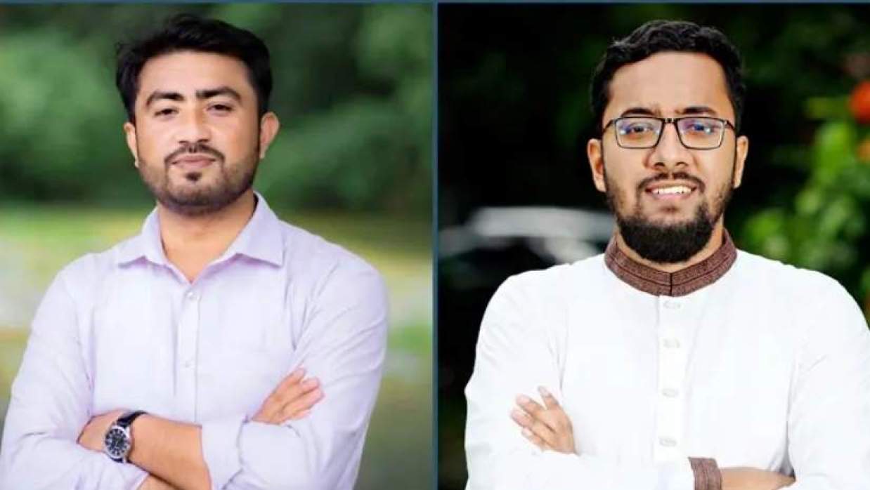 ভিপি আব্দুর রশিদ জিতু ও জিএস মাজহারুল ইসলাম