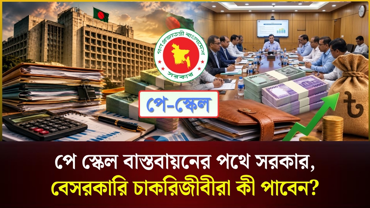  পে স্কেল বাস্তবায়নের পথে সরকার, বেসরকারি চাকরিজীবীরা কী পাবেন?