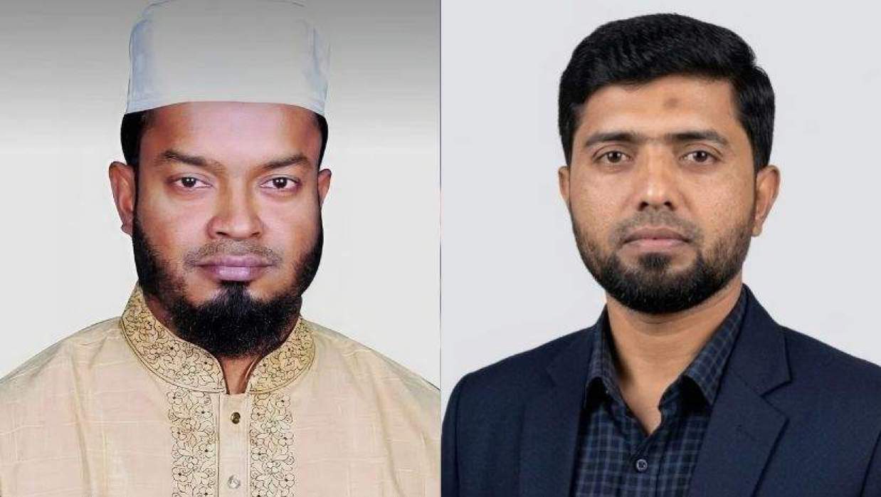 নড়াইল-২ আসনের সংসদ সদস্য মো. আতাউর রহমান বাচ্চু ও তার পিএস আবু সালেহ মোহাম্মদ গোফরান