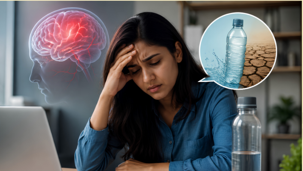  পানির অভাবে কমে যেতে পারে স্মৃতি ও মনোযোগ