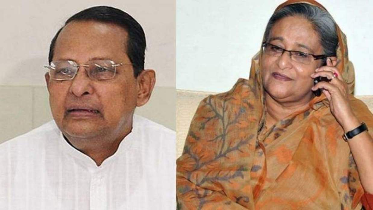 পলাতক শেষ হাসিনা ও সাবেক তথ্যমন্ত্রী হাসানুল হক ইনু