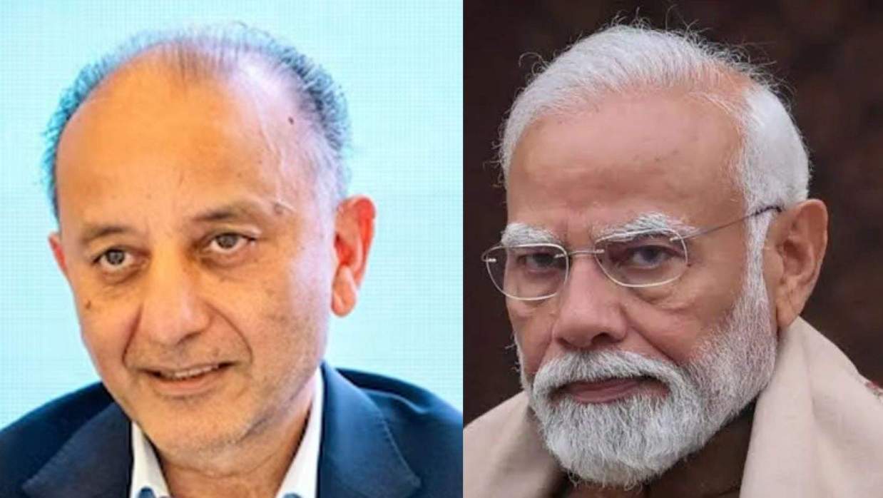 পাকিস্তানের জলবায়ু বিষয়ক মন্ত্রী মুসাদিক মালিক ও ভারতের প্রধানমন্ত্রী নরেন্দ্র মোদি