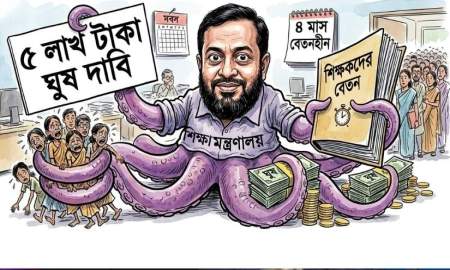 ৪৮ ঘণ্টার মধ্যে ফাইল অনুমোদন মন্ত্রীর, ঘুষ না পাওয়ায় ৩ মাস ধরে আটকা ফাইল