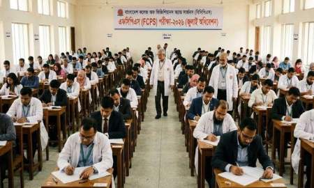 এফসিপিএস পরীক্ষায় উত্তীর্ণ ১৫.৯৮ শতাংশ 