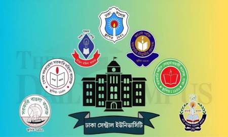 ঢাকা সেন্ট্রাল ইউনিভার্সিটির কোন কলেজে কত আসন, বেশি কোন প্রতিষ্ঠানে