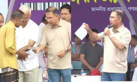 শ্রীমঙ্গলে ফ্যামিলি কার্ড কার্যক্রম উদ্বোধন করলেন প্রধানমন্ত্রী