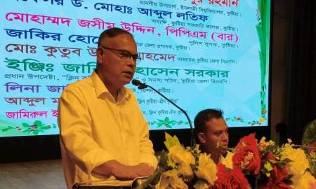 বৃক্ষরোপণের মাধ্যমে সবুজ বাংলাদেশ গড়ার আহ্বান ইবি উপাচার্যের 