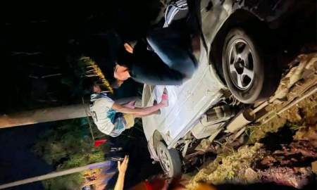 অভিযানে যাওয়ার পথে ডিবির গাড়ি খাদে, আহত ৮ পুলিশ