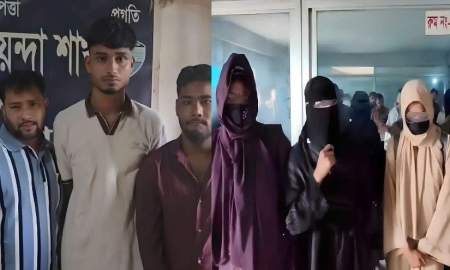 আবাসিক হোটেল থেকে ১৪ নারী-পুরুষ আটক