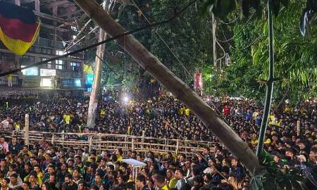 ব্রাজিলের হলুদ জার্সিতে ছেয়ে গেছে ঢাকা বিশ্ববিদ্যালয়