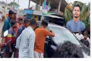 বিএনপি নেতার গাড়ি চালককে মারধর করে টাকা লুটের অভিযোগ ছাত্রদ…