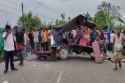 বেপরোয়া বাসের ধাক্কায় প্রাণ গেল ইজিবাইকচালকের