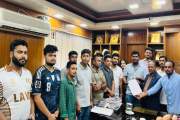 ইবিতে বড় পর্দায় বিশ্বকাপ খেলা দেখানোর দাবি শাখা ছাত্রদলের