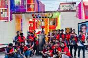 বাকৃবিতে ব্যতিক্রমী হল ফিস্টের আয়োজন, শোভাযাত্রায় হাতির অ…