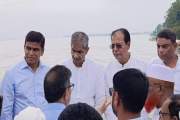 তিস্তা প্রকল্পের অগ্রগতি দেখতে মাঠে তিন মন্ত্রী