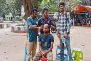 আর্জেন্টিনার জয়ে মাথা ন্যাড়া করলেন রাবির ব্রাজিল সমর্থক