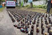 সাতক্ষীরায় ৭৩ কোটি ৭৫ লাখ টাকার মাদক ধ্বংস করল বিজিবি