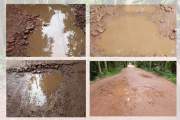 সংস্কারের চার মাসেই আগের চেহারায় দালালবাজার-মীরগঞ্জ সড়ক