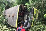 গোপালগঞ্জে ট্রাকের সঙ্গে সংঘর্ষে যাত্রীবাহী বাস খাদে, আহত ২৫