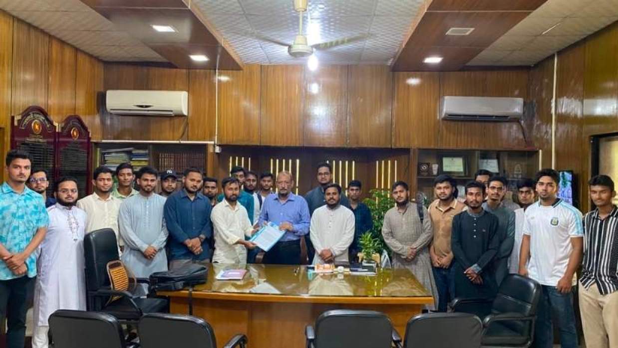 মুরারিচাঁদ কলেজ ছাত্রশিবিরের অধ্যক্ষ বরাবর স্মারকলিপি