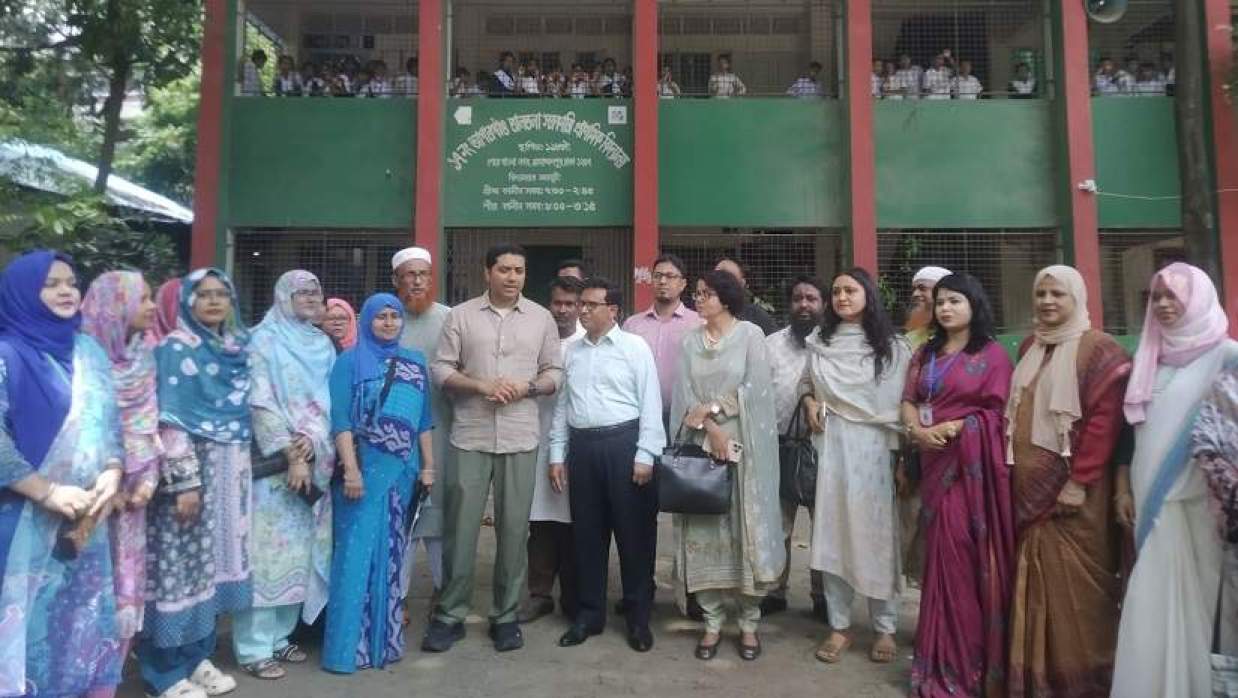 আগারগাঁও তালতলা সরকারি প্রাথমিক বিদ্যালয় পরিদর্শনে প্রাথমিক ও গণশিক্ষা প্রতিমন্ত্রী ববি হাজ্জাজ