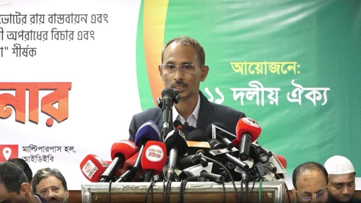 শহীদ ফারহান ফাইয়াজের বাবা শহিদুল ইসলাম ভূঁইয়া
