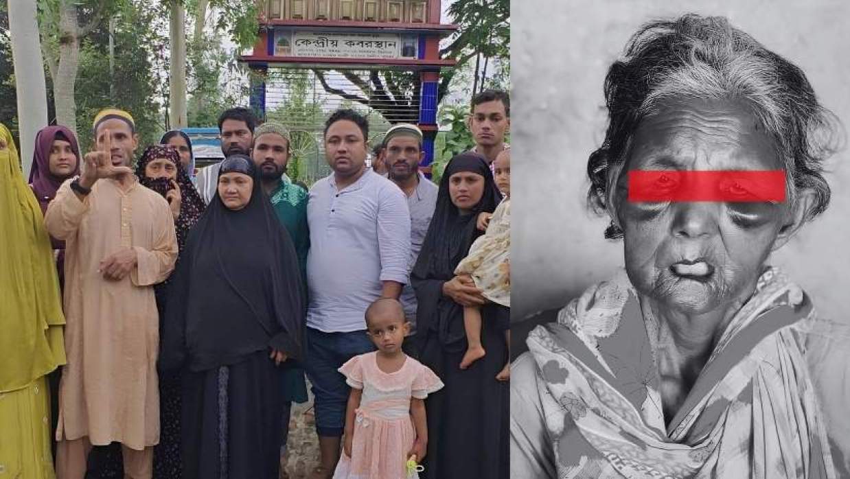 নিহত ববি বেগমের স্বজনরা