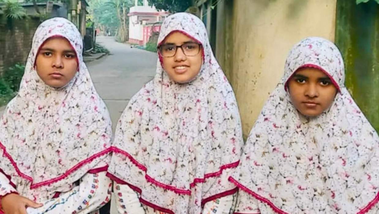 যমজ তিনবোন