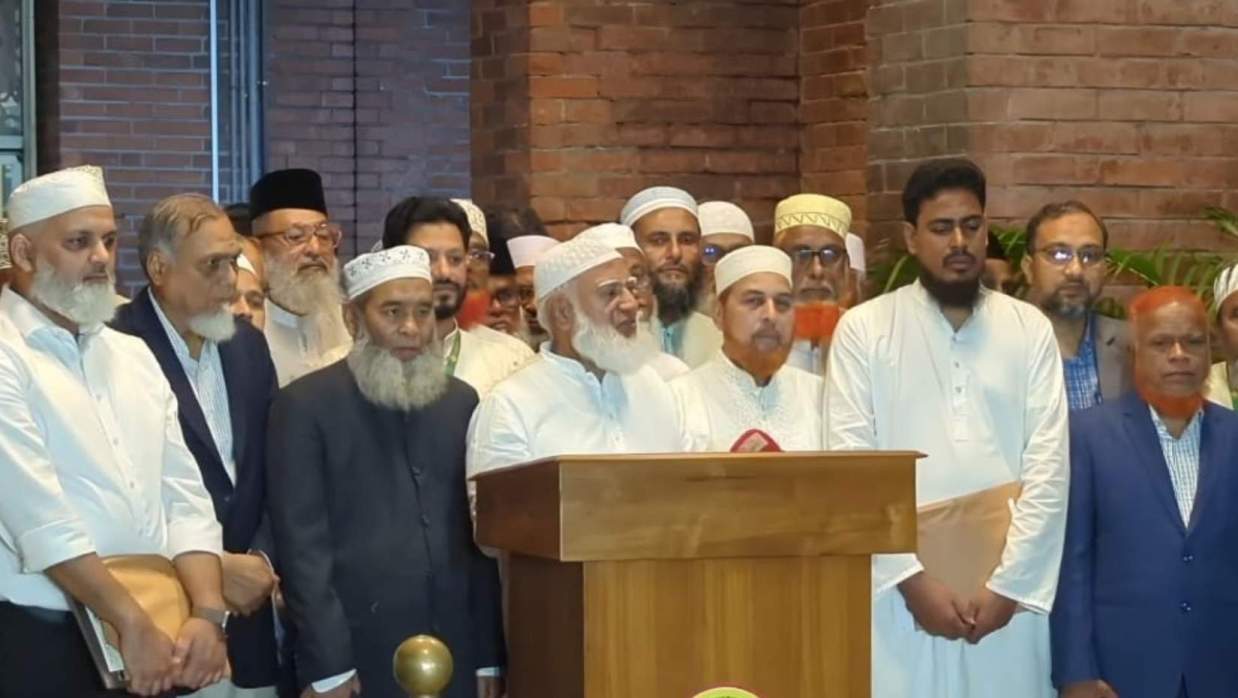 সংবাদ সম্মেলনে জামায়াতে ইসলামী জোট