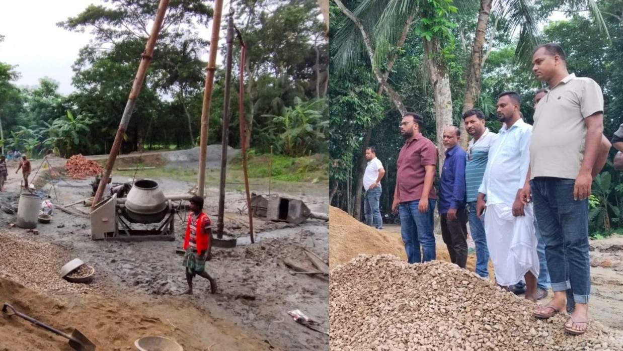 ছাত্রদল নেতার ঠিকাদার, অনিয়মের অভিযোগে সেতুর কাজ বন্ধ