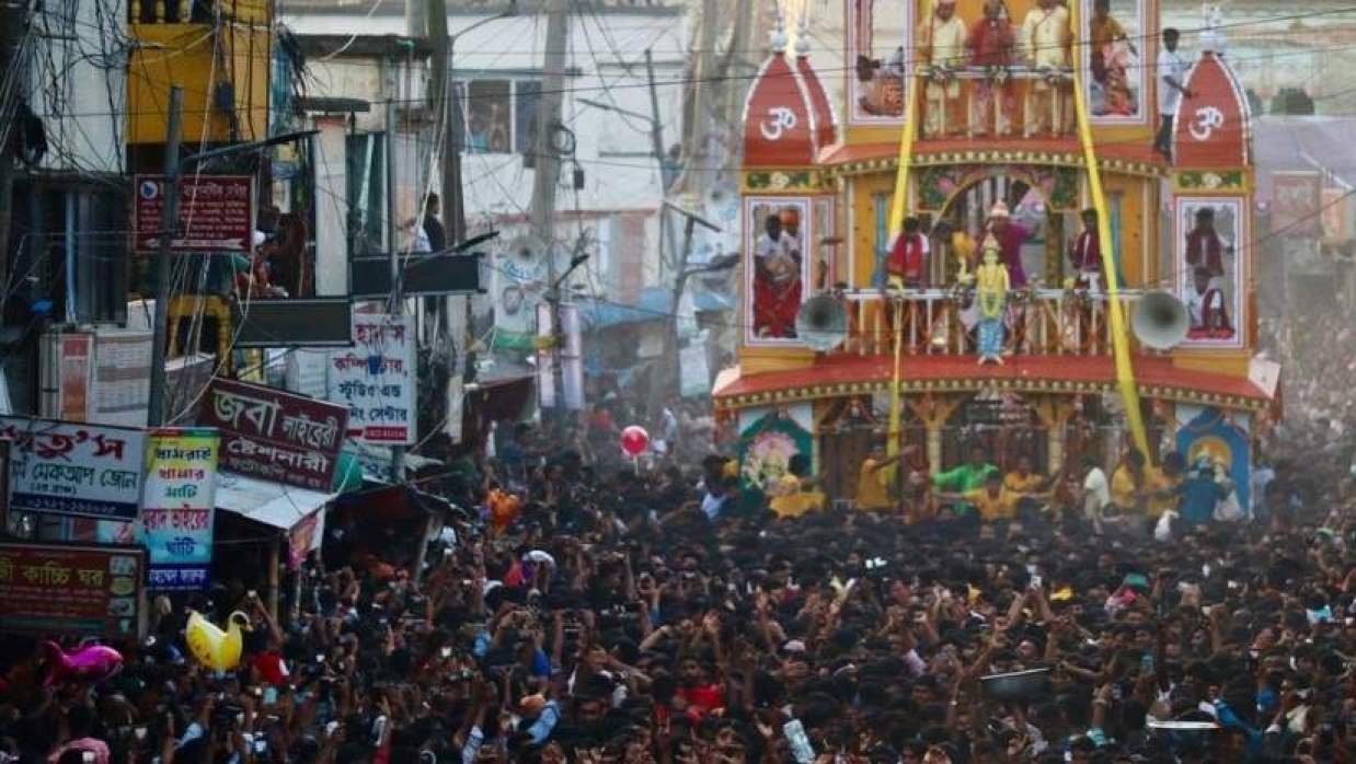 ঢাকার ধামরাইয়ে রথযাত্রা, আগের ছবি