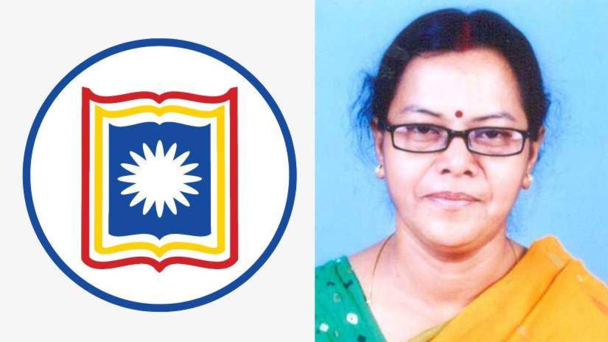 রাবি লোগো ও অধ্যাপক ড. শুভ্রা রানী