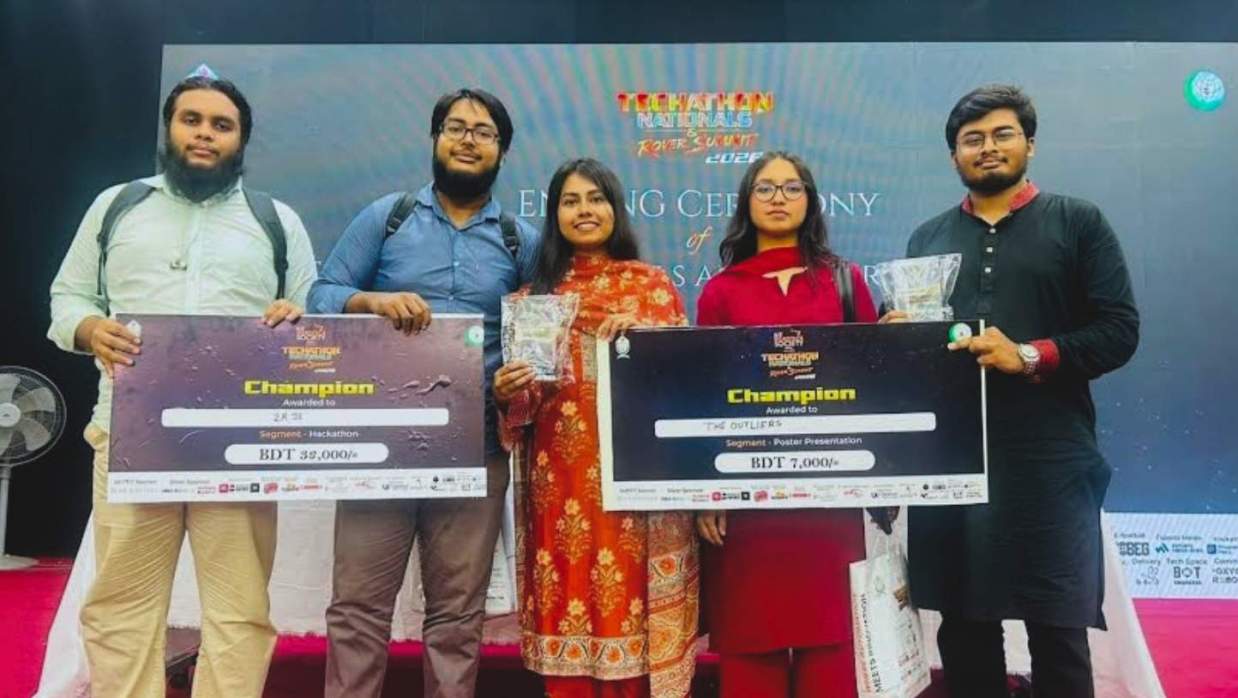 ‘টেকাথন ন্যাশনালস ২০২৬’ প্রতিযোগিতায় সাউথইস্ট বিশ্ববিদ্যালয়ের শিক্ষার্থীদের কৃতিত্ব