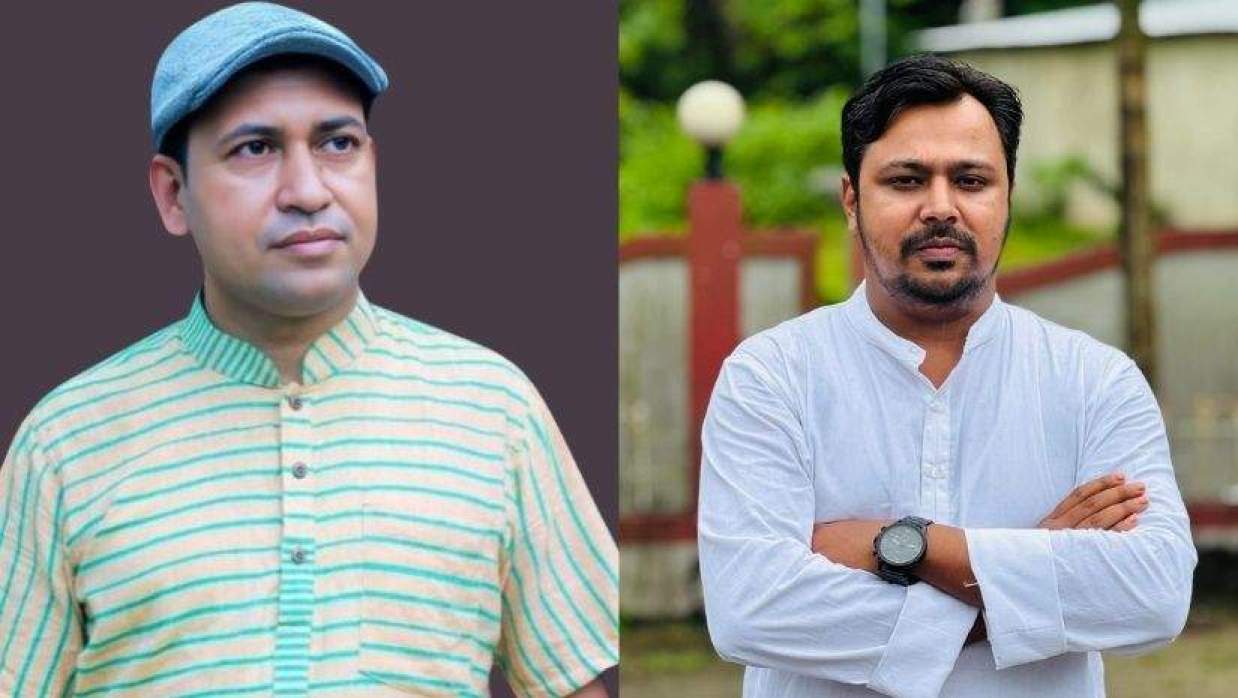 আহ্বায়ক সাঈদ উজ্জ্বল ও সদস্য সচিব গোলাম মর্তুজা সেলিম