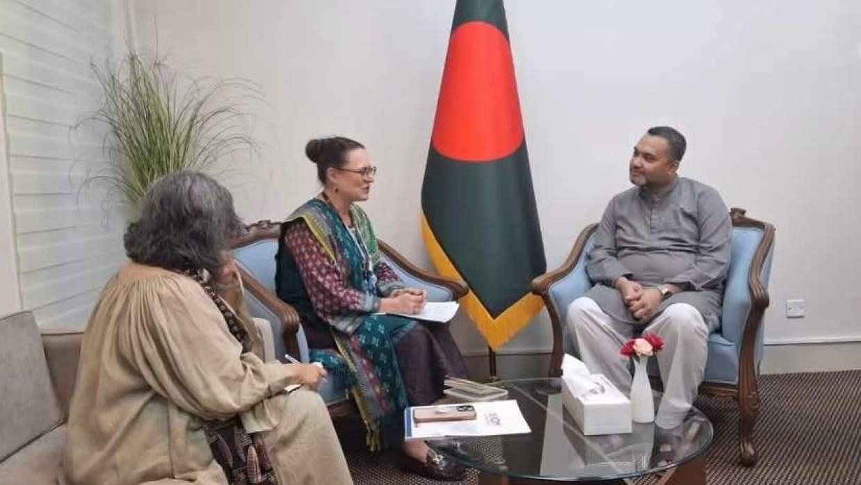 মাহ্‌দী আমিন ও আইওএম মিশন প্রধানের সঙ্গে বৈঠক