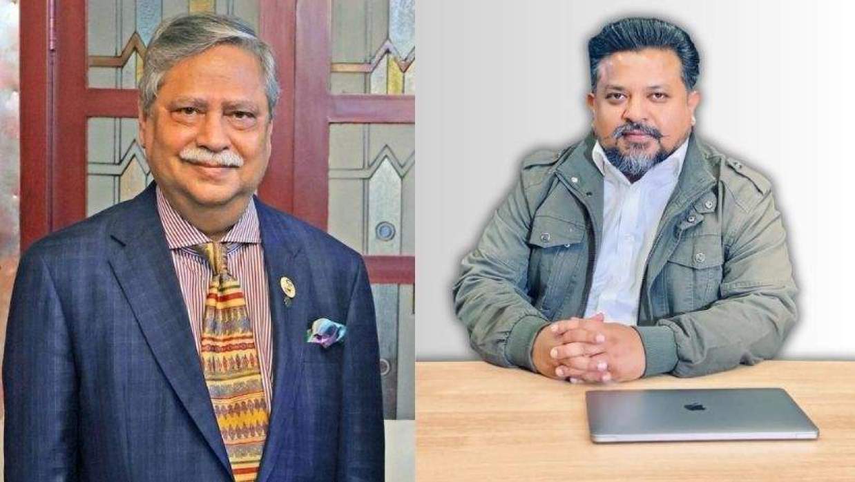 রাষ্ট্রপতি মোহাম্মদ সাহাবুদ্দিন ও অনুসন্ধানী সাংবাদিক জুলকারনাইন সায়ের সামি