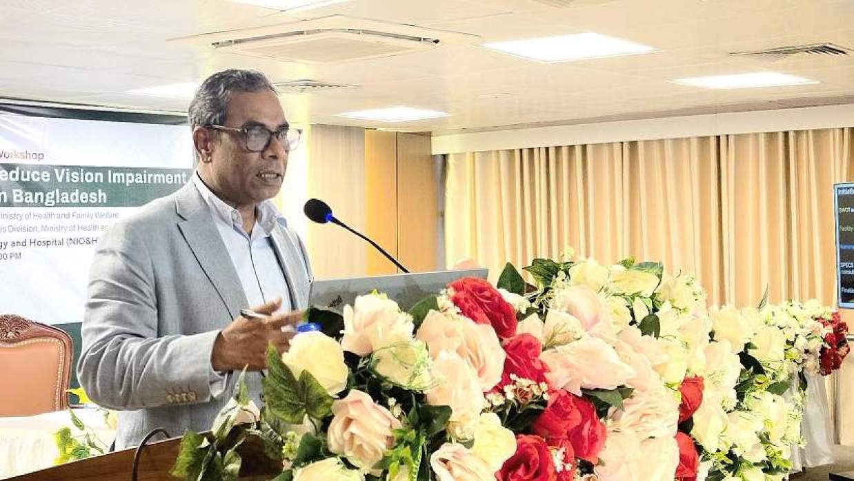 কর্মশালায় স্বাস্থ্য ও পরিবার কল্যাণ মন্ত্রণালয়ের প্রতিমন্ত্রী ড. এম এ মুহিত
