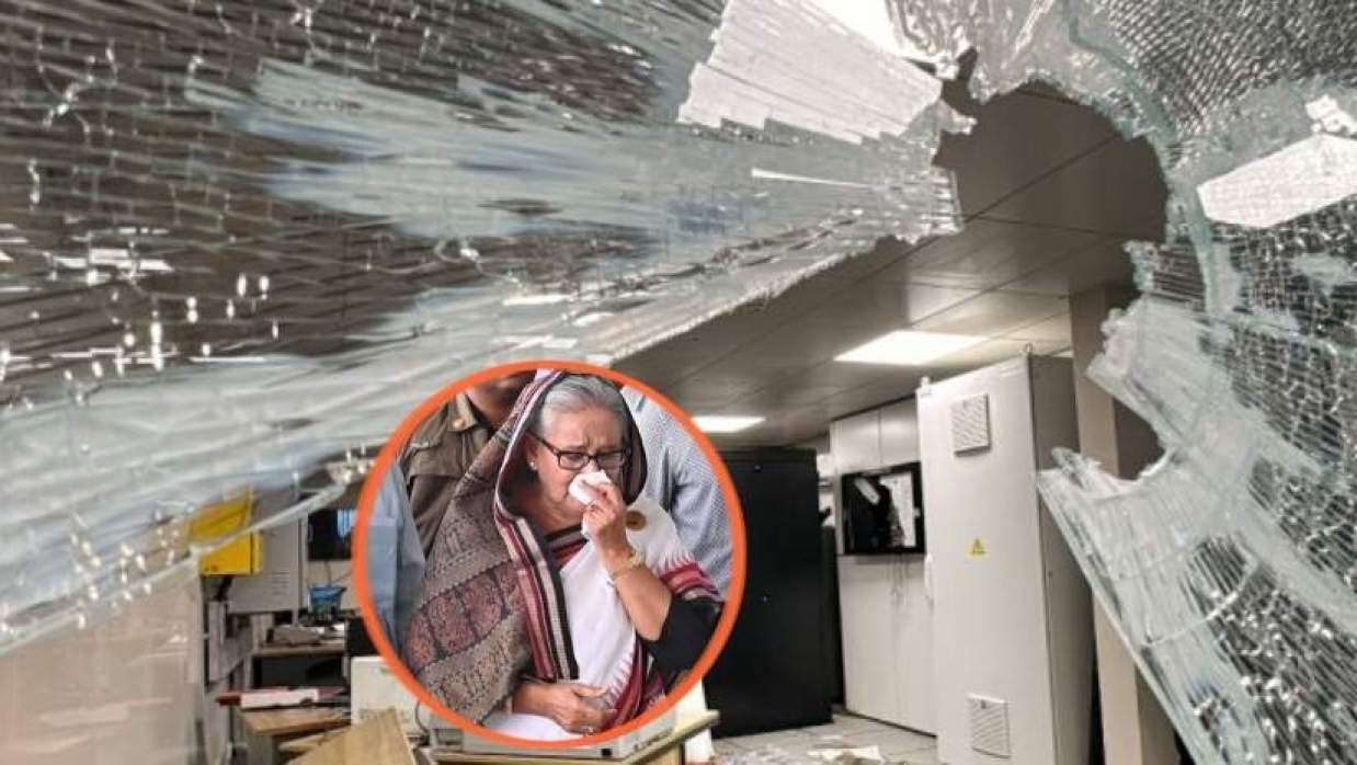 মেট্রোরেল স্টেশন পরিদর্শনে গিয়ে কান্না করেন তৎকালীন প্রধানমন্ত্রী শেখ হাসিনা